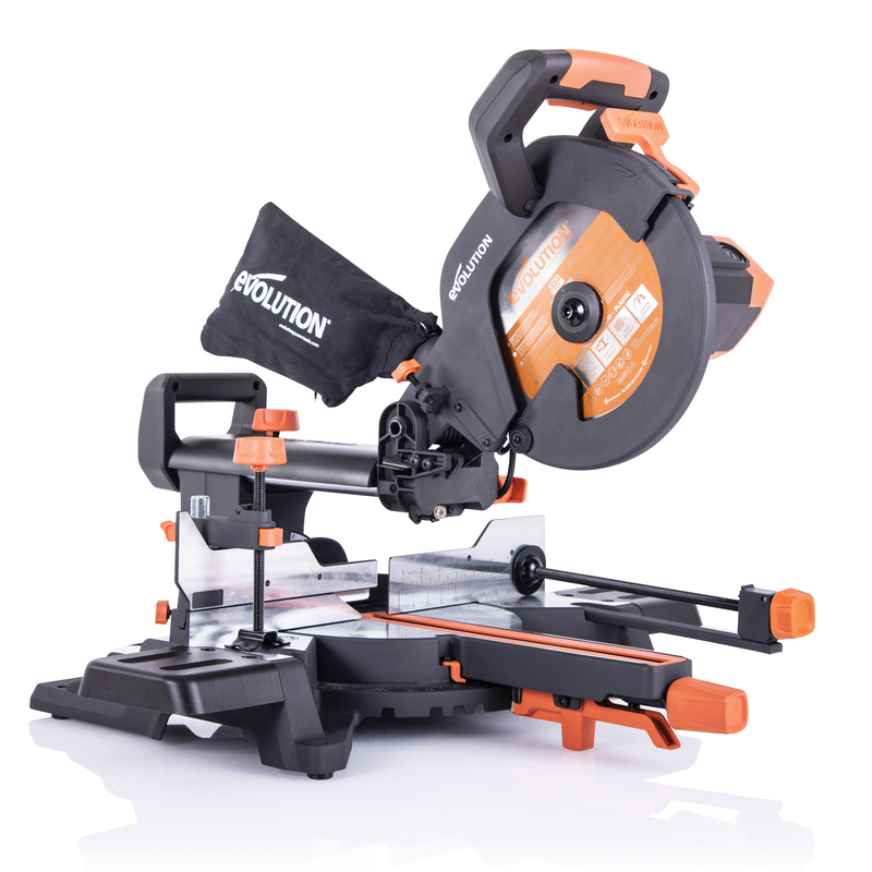 Evolution R255SMS+ 255mm MultiMaterial Sliding Mitre Saw Mitre Saws